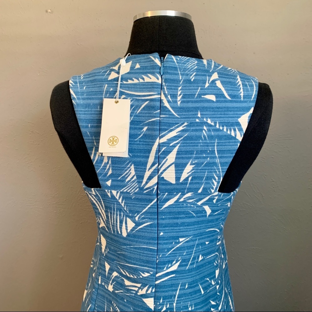 Tory Burch Gulf Shore Tabora Mini Blue Dress Size 2 - Picture 6 of 12